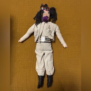 Vintage Mexican Folk Art Doll with Embroidered Outfit 18”